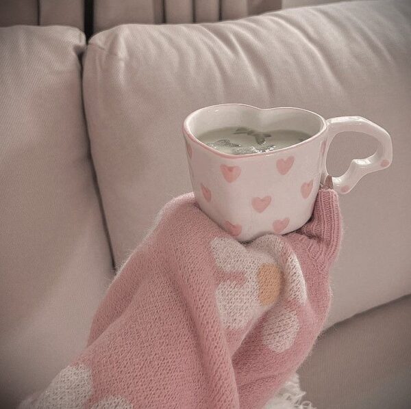 Sweetheart Blush Ceramic Coffee Cup